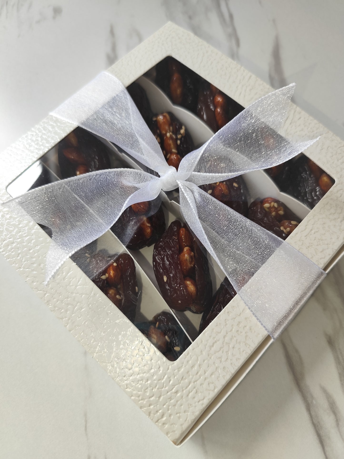 Caramelized Almond-Filled Dates