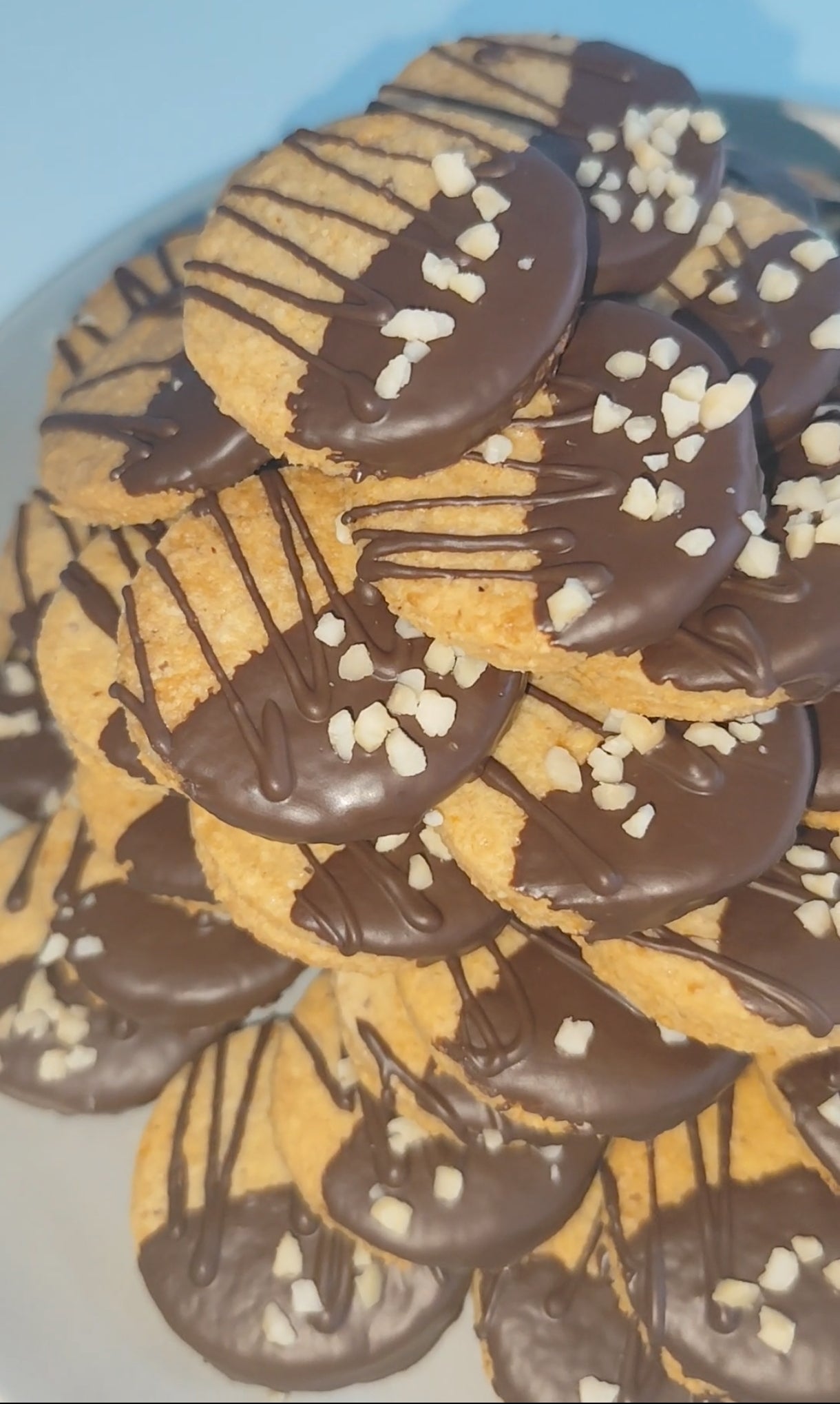 Sablé with chocolate